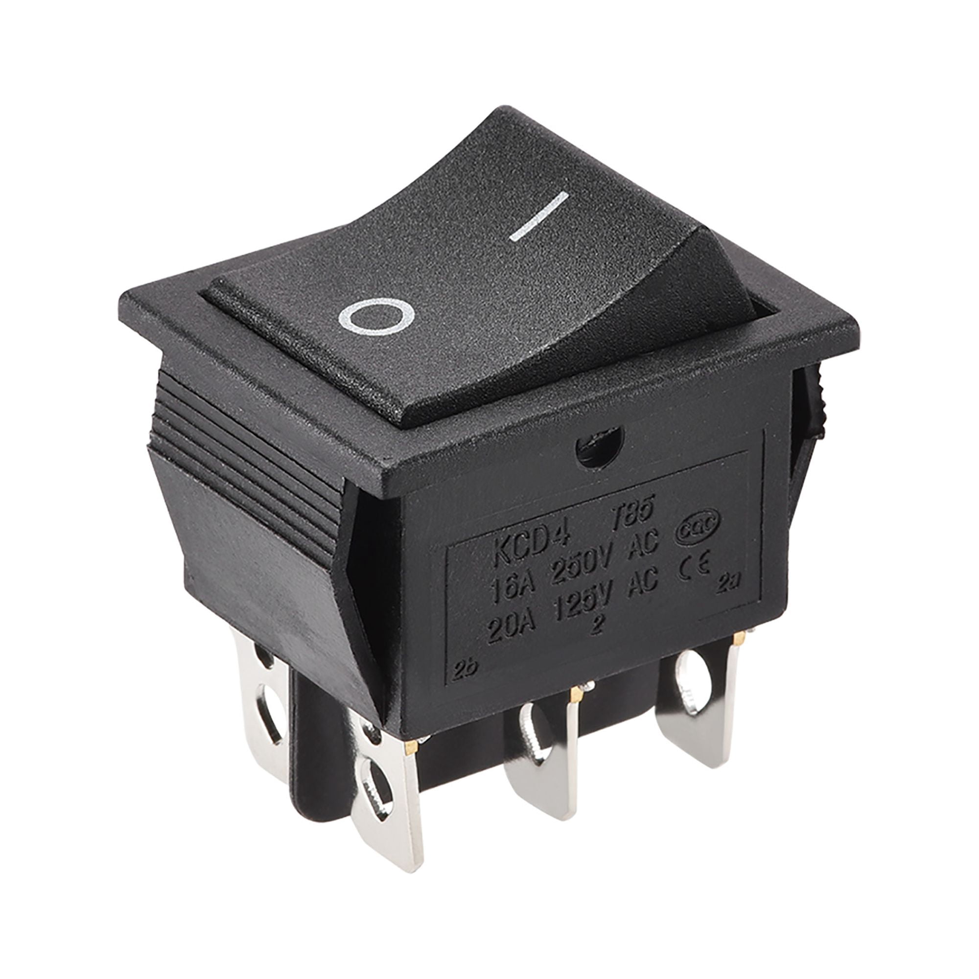 Uxcell 6pins 250V/16A Boat Rocker Switch Toggle Switch for Boat Car ...