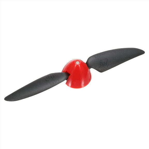 Uxcell 6x4 Inch RC Plane Propeller, RC Folding Propellers Spinner Size D30.5xH26mm 3.17mm Motor Shaft Dia 2-Vane with Nylon Plastic Spinner for Airplane Helicopter(Black)