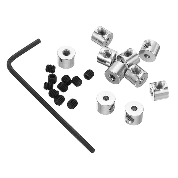 Uxcell 6x5mm Metal Pin Keepers Pin Backs Locking Clasp Lapel Pin Backing Brooch Holder Silver Tone