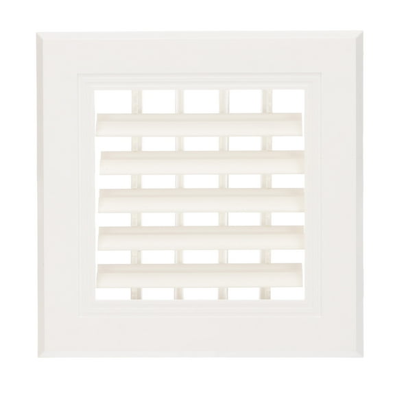 Uxcell 6x6 Inch Plastic Ventilation Grille, Adjustable Outlet Air Vent Grilles Removable Vent Filter Cover Supply Air Grille, White
