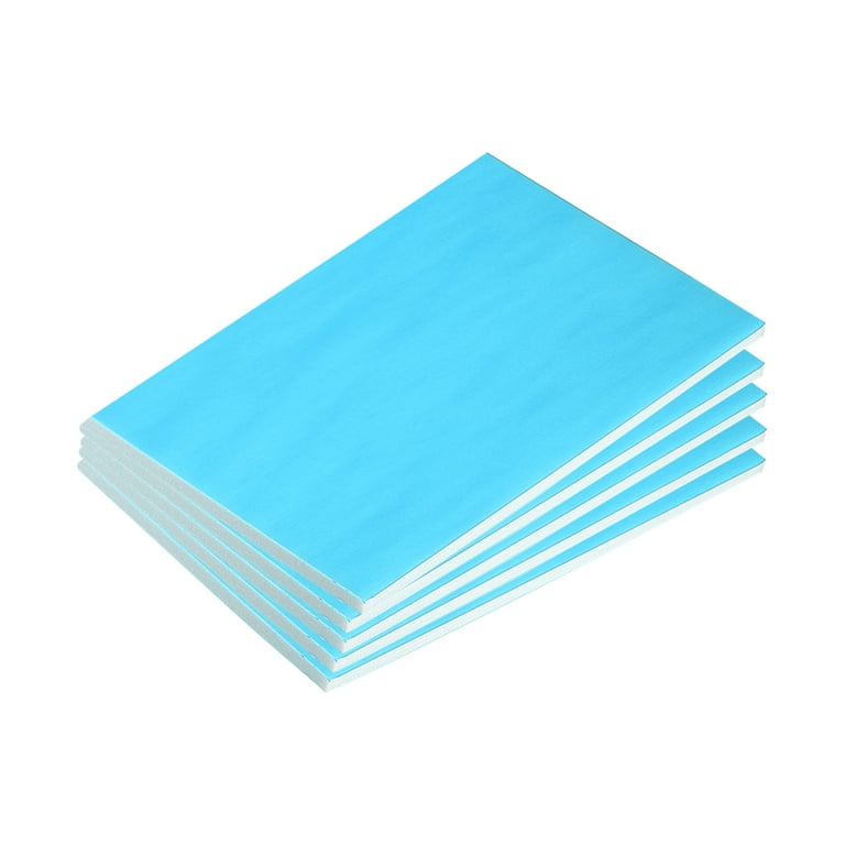 Uxcell 6x8 150x200mm Foam Sheet for Crafts Foam Boards Foam Paper Sheets  for Art, Blue 5 Pack