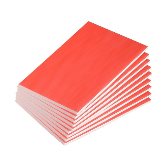 Uxcell 6x8" 150x200mm Foam Sheet for Crafts Foam Boards Foam Paper Sheets for Art, Red 10 Pack