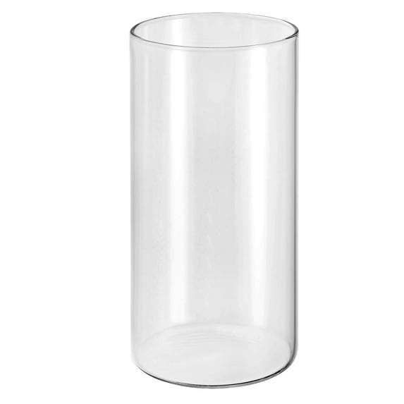 Uxcell 7.1"x3.3" Clear Glass Cylinder Vase Tabletop Flowers Vase Floating Candle Holder Vase