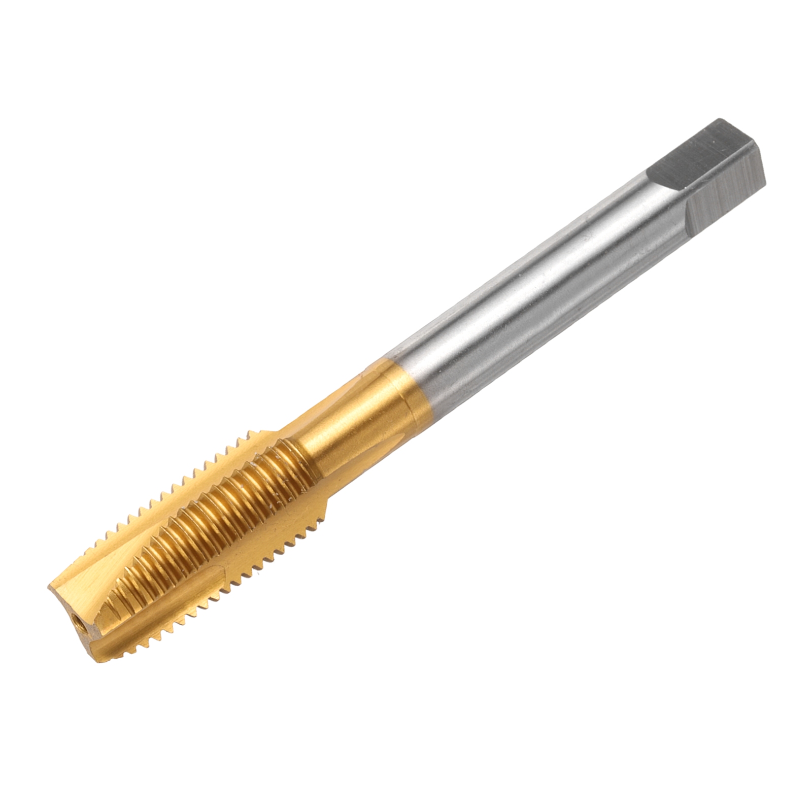 Uxcell 7/16-20 UNC B2 Spiral Point Thread Tap Titanium Coated Tapping ...