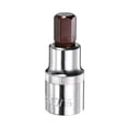 thumbnail image 1 of Uxcell 7/16" Hex Bit Socket 1/2" Square Drive SAE Extension Impact Bit Power Nut Driver Set S2 & CR-V Steel Socket Ratchet Wrench Bits, 1 of 6