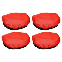 Uxcell 7" 18cm Soft Diffuser Lamp Cover Cloth Light Diffuser Strobe Reflector Lamp Sock Red 4 Pack