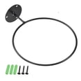 thumbnail image 1 of Uxcell 7.25'' Ring Wall Mounted Stand Rack Flower Pot Holder, Black, 1 of 4