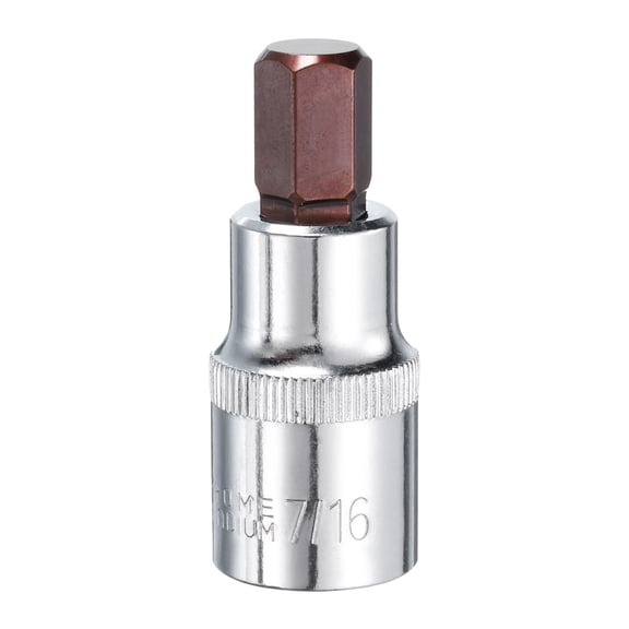 Uxcell 7/32" Hex Bit Socket 1/4" Drive Extension Bit Ratchet Wrench Accessories