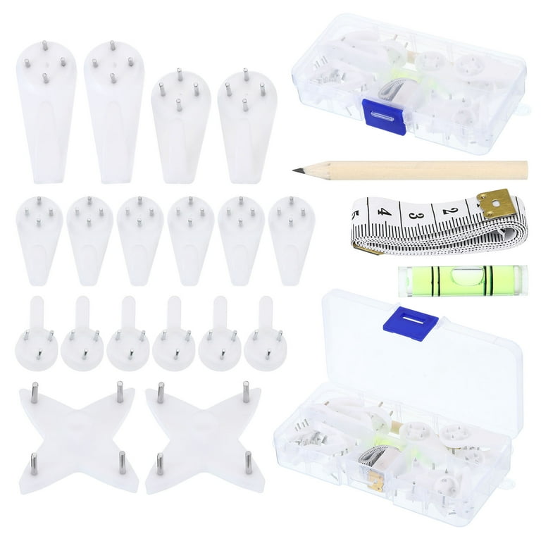 Uxcell 7-35 lbs Picture Hangers Invisible Photo Wall Hanging Hooks