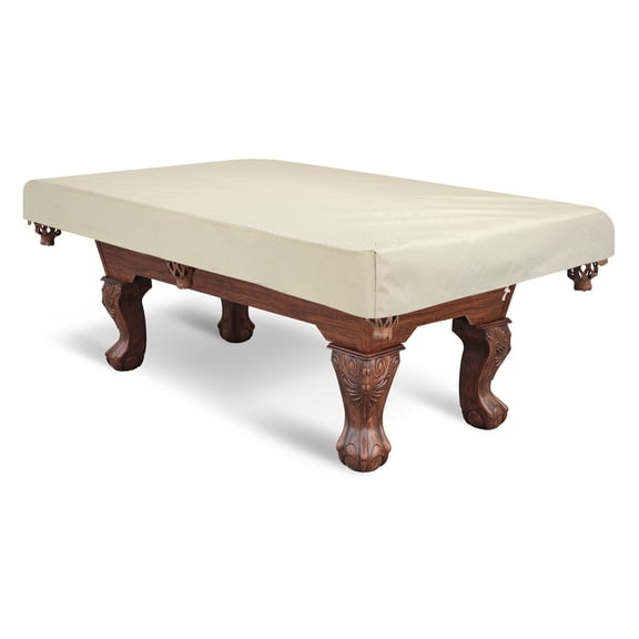 Uxcell Billiard Pool Table Cover, Oxford Waterproof Outdoor Indoor Dustproof Billiard Table Cover Accessories Champagne 7.5 ft