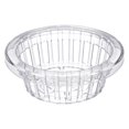 thumbnail image 1 of Uxcell 7.5 Inch Round Garden Plastic Mesh Cup Slotted Net Pot Basket for Flower Planting Clear 1 Pack, 1 of 4