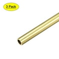 thumbnail image 1 of Uxcell 7.5mm OD 1mm Wall Thickness 300mm Length Brass Round Tube 3 Pack, 1 of 5