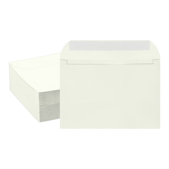 Uxcell 7.5x5.5 Inch Invitation Envelopes, 100 Pcs Self-Seal for A7 Weddings and Cards Beige