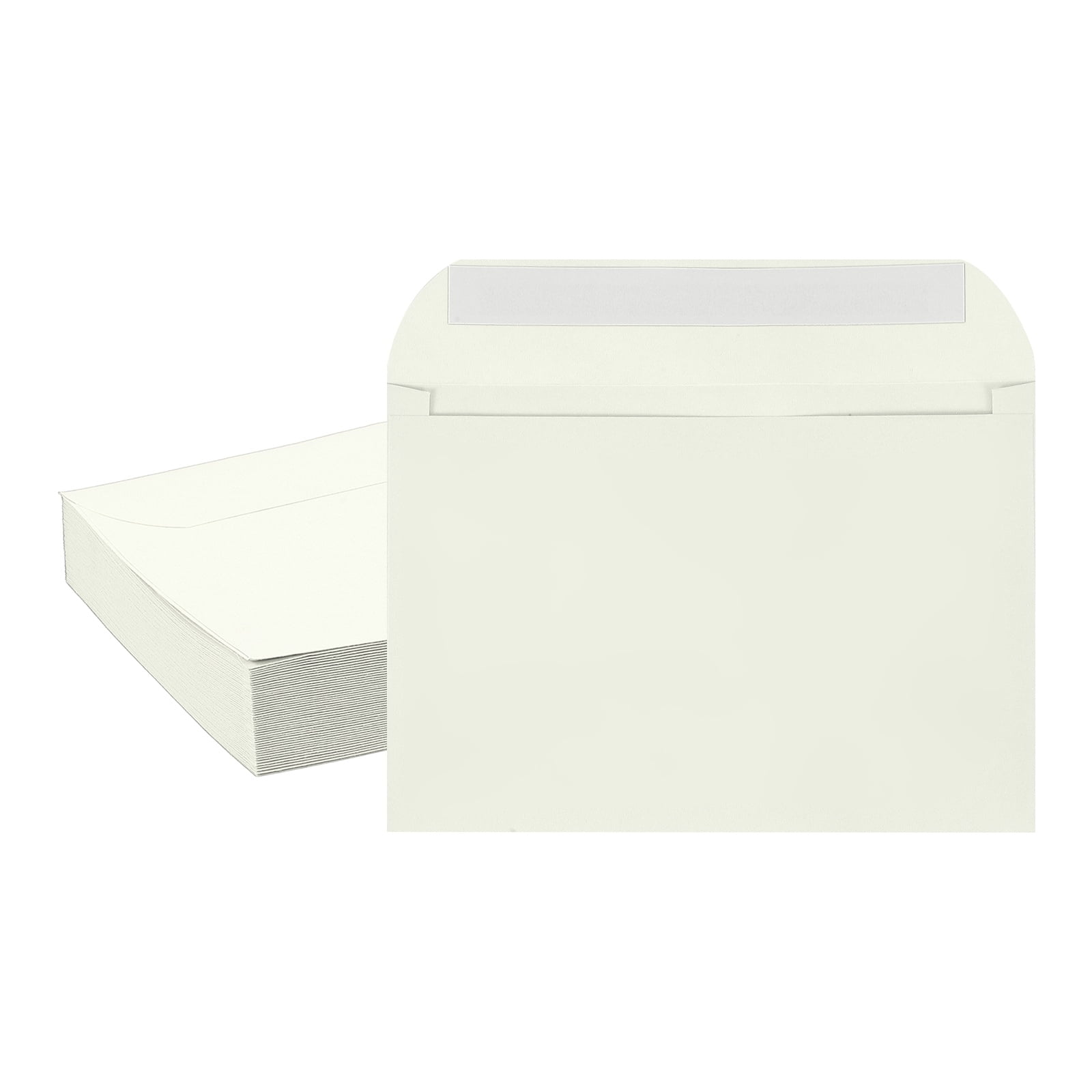Uxcell 7.5x5.5 Inch Invitation Envelopes, 50 Pcs Self-Seal for A7 Weddings and Cards Beige