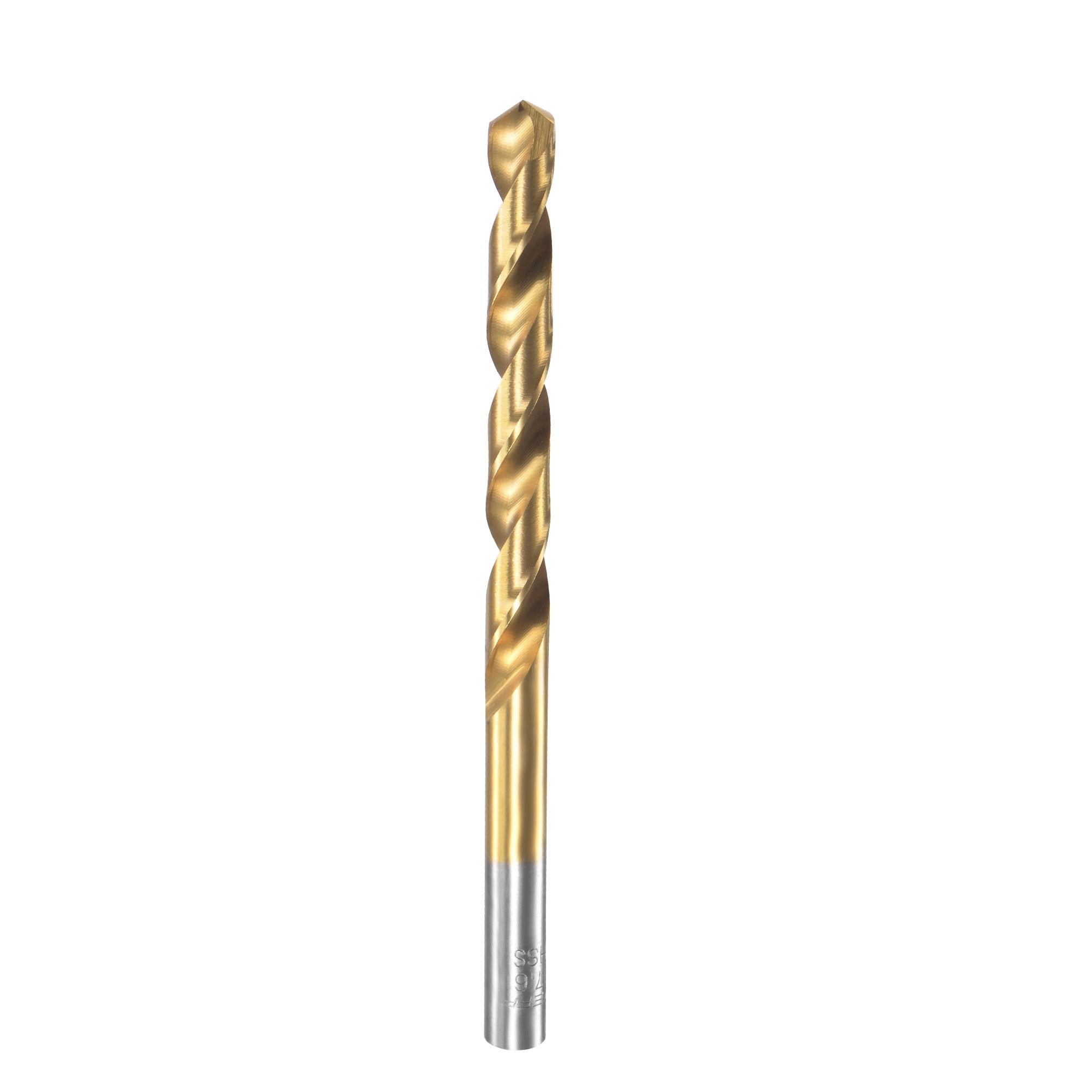 Uxcell 7.6mm High Speed Steel Straight Shank Twist Drill Bit Fully ...