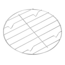 Uxcell 7-7/8" Round Cooling Rack, Roasting Steaming Cooling Rack, Cooking Grid Grill