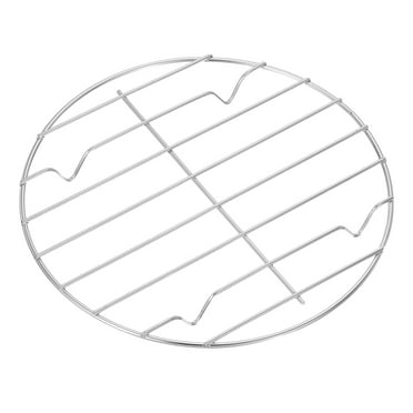 Uxcell 7-7/8" Round Cooling Rack, Roasting Steaming Cooling Rack, Cooking Grid Grill