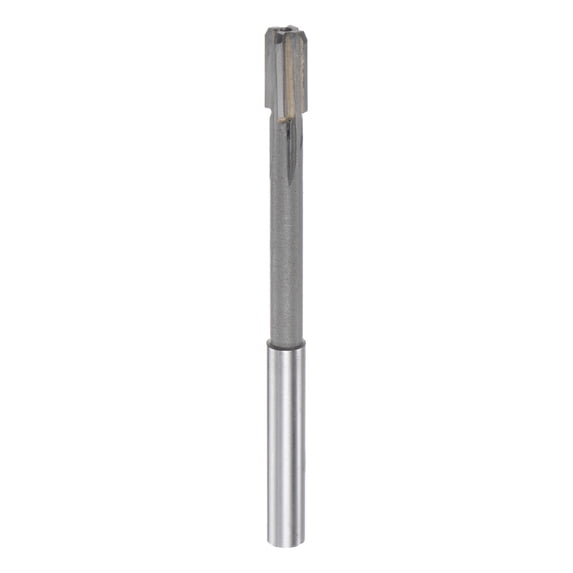 Uxcell 7.7mm Carbide Tip 4 Straight Flutes Round Shank Lathe Machine Chucking Reamer Cutter
