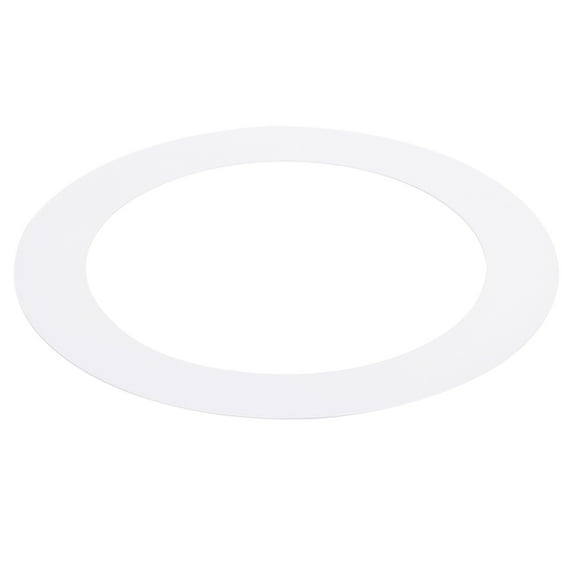 Uxcell 7.8" ID 9.4" OD Goof Rings for Recessed Light Gloss White Goof Trim Ring for Ceiling Wall Can Downlights