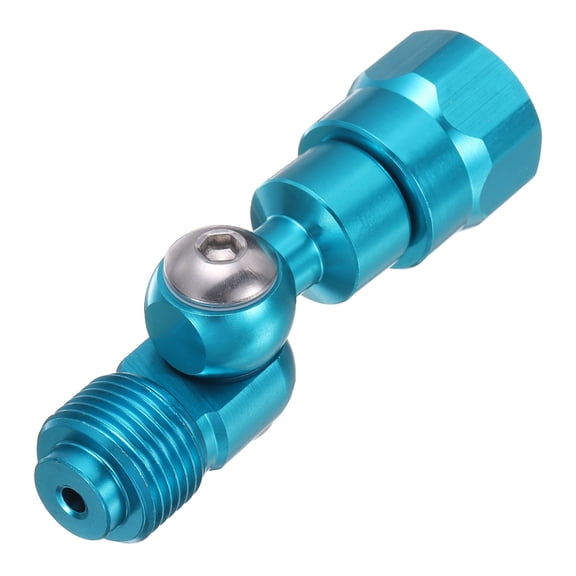 Uxcell 7/8 Inch Swivel Joint, Thread 180 Degrees Rotate Sprayer Joint Stainless Steel for Airless Paint Spray Gun,1 PCS