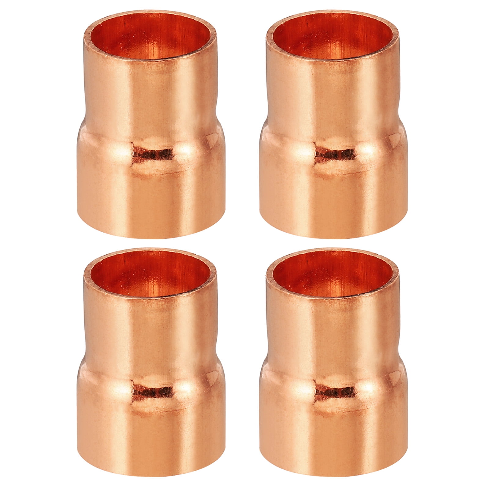Uxcell 7 8 To 3 4 ID Copper Reducer 4pcs Copper Reducing Coupling uxcell-7-8-to-3-4-id-copper-reducer-4pcs-copper-reducing-coupling