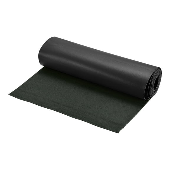 Uxcell Smooth Solid Color Faux Leather Sheet, PU Leather for DIY 7.8" x 53.14" Black