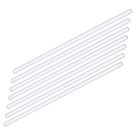 Uxcell 7.87" length 5mm Dia Borosilicate Glass Stick Stir Rod Mixing Tools for Lab 10 Pack