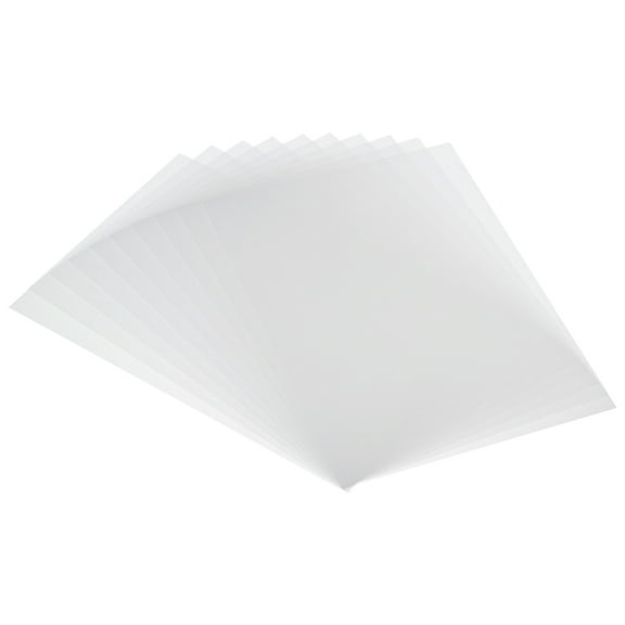 Uxcell 7.87 x 5.7 Inch Shrink Plastic Sheets, 25 Pack Printable Sanded Blank Shrink DIY Craft Art Film Paper, White
