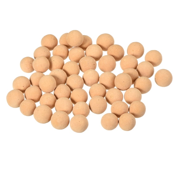 Uxcell 7-8mm 0.22 Lbs Clay Pebbles Gardening Potted Balls for Hydroponic Growing Yellow