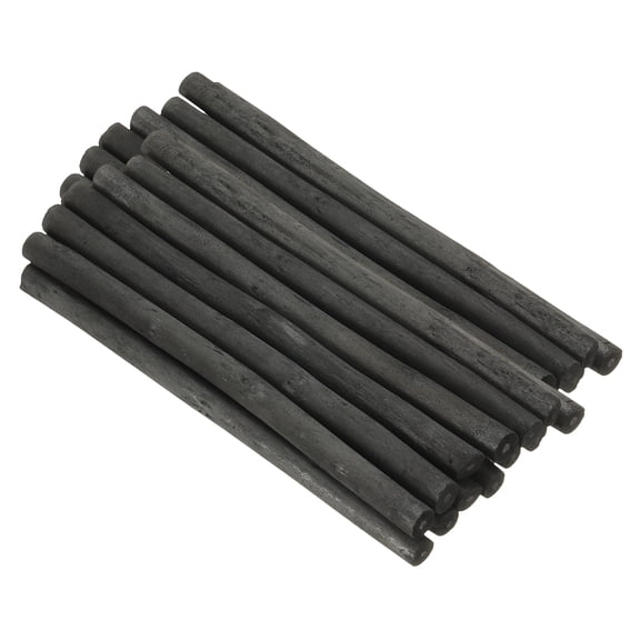 Uxcell 7-8mm Willow Charcoal Sticks, 25 Pack Art Supplies for Artist Drawing, Black