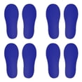 thumbnail image 1 of Uxcell 7.9x3.1" Footprints Floor Stickers Footprint Wall Stair Decal Sticker, Dark Blue 4 Pairs, 1 of 6