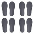thumbnail image 1 of Uxcell 7.9x3.1" Footprints Floor Stickers Footprint Wall Stair Decal Sticker, Dark Gray 4 Pairs, 1 of 6