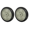 thumbnail image 1 of Uxcell 7" Air Compressor Wheel, 2 Pack Universal Air Compressor Replacement Part with 0.8" Hole, Beige, 1 of 5