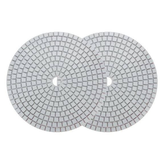 Uxcell 7-Inch 500 Grits Diamond Polishing Pad Wet/Dry for Stone Concrete Marble 2 Pack