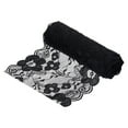 thumbnail image 1 of Uxcell 7 Inch Wide 5 Yard Lace Ribbon Floral Pattern Black Lace Trim Ribbon for Sewing Making, and DIY Crafts, 1 of 5