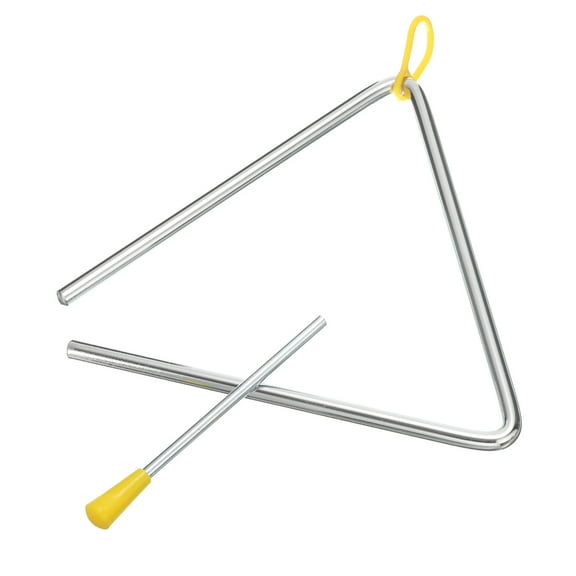 Uxcell 7" Musical Steel Triangle Percussion, 1 Pcs Hand Percussion Gatherings