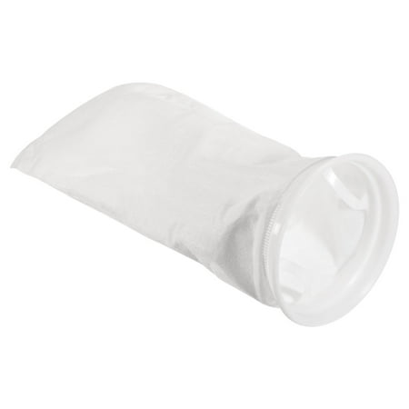 Uxcell 7'' Ring Filter Socks 150 Micron Pool Skimmer Basket, White