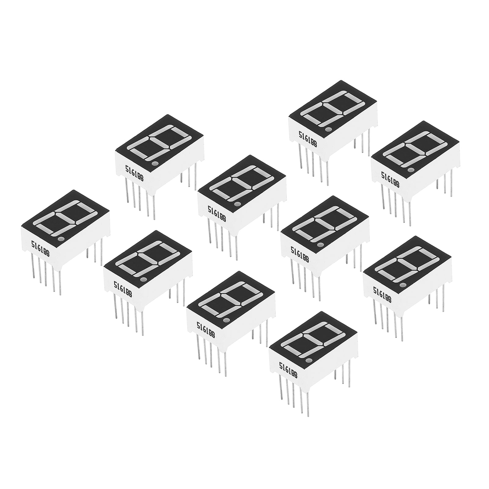 7 Segment Led Bit Uxcell 7 Segment 10 Pin 1 Bit 3.3V 0.56