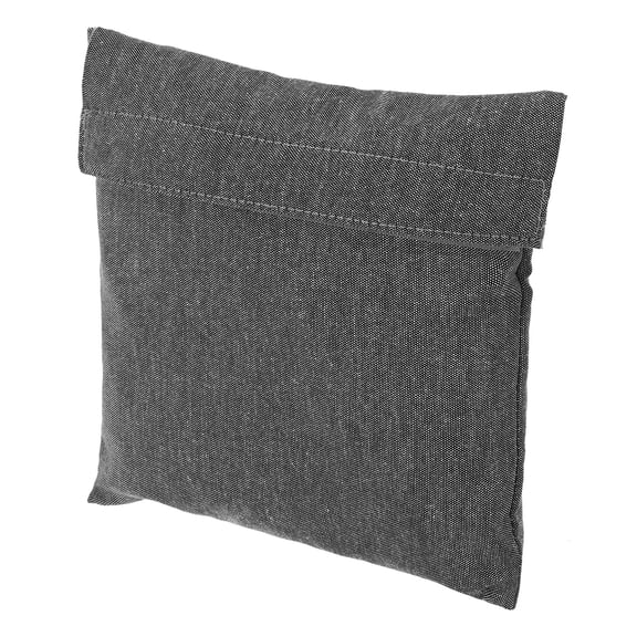 Uxcell 7"x7" Reusable Washable Polyester Snack Bag Sandwich Bag, Grey