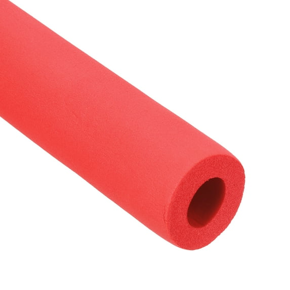 Uxcell 1 Pcs 3/4"ID x 5.9Ft x 0.27" Pipe Insulation Foam Tube Wrap Roll Bar Tubing Red