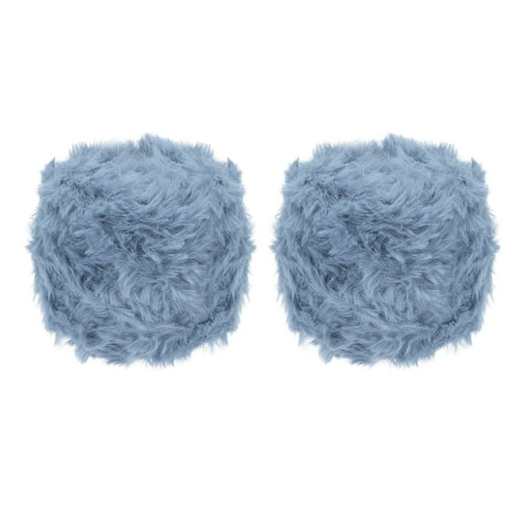 Uxcell Fur Yarn, Soft Plush Fluffy Chunky Polyester Faux Fur Eyelash Yarn for Crocheting Hand Knitting Blanket Hats Crafting Cabbage