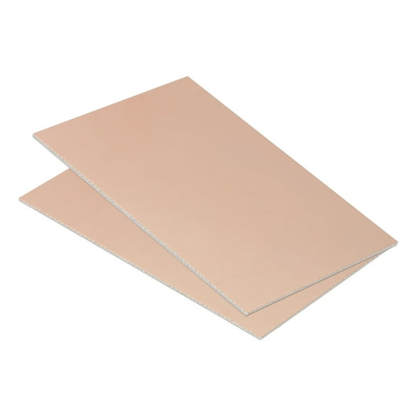 Uxcell 70 x 50 x 0.8mm FR4 Single Side PCB Copper Clad Board 2 Pack