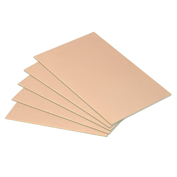 Uxcell 70 x 50 x 1.2mm FR4 Single Side PCB Copper Clad Board 10 Pack