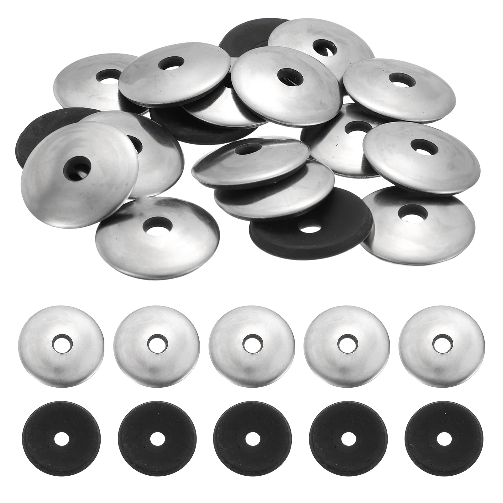 Uxcell Sealing Neoprene Rubber Washers, EPDM Bonded Sealing Washers 304 Stainless Steel Rubber Backed Gasket For Screws Silver Pack Of 50 Uxcell Sealing Neoprene Rubber Washers, EPDM Bonded Sealing Washers 304 Stainless Steel Rubber Backed Gasket For Screws Silver Pack Of 50