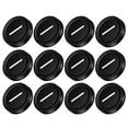 thumbnail image 1 of Uxcell 70mm/2.76" Coin Slot Bank Lid Inserts for Mason Jar Canning Cap, Black 30Pack, 1 of 7