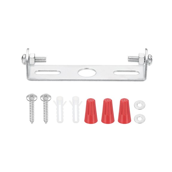 Uxcell 70mm (2.8") Universal Light Fixture Mounting Bracket Kit, 1 Set Light Crossbar Ceiling Light Plate with Screw for Wall Light Ceiling Light Pendant Chandelier