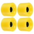 thumbnail image 1 of Uxcell 70mm 78A Soft Cruiser Wheels Street Wheels Skateboard Wheel Replacement PU Yellow 4 Pack, 1 of 5