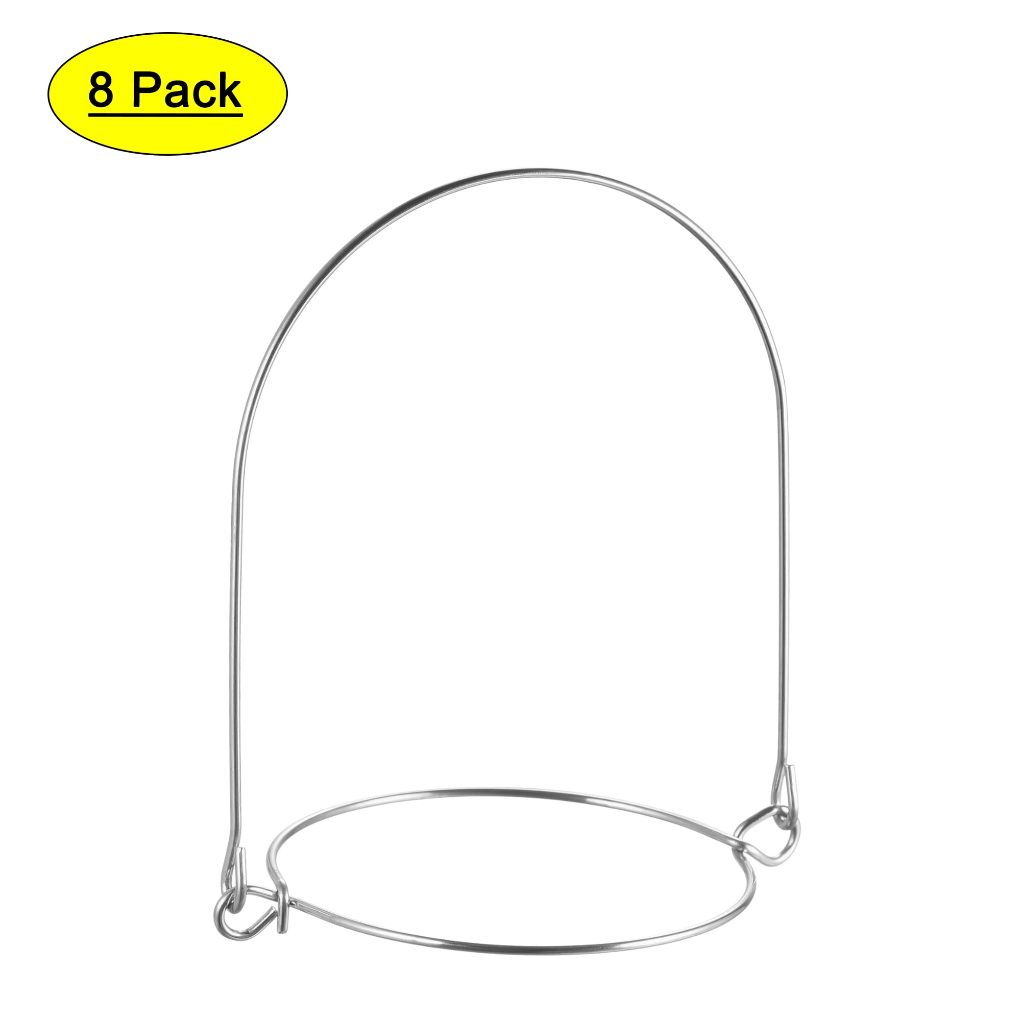 Uxcell 70mm Regular Mouth 304 Stainless Steel Wire Canning Jar Hangers