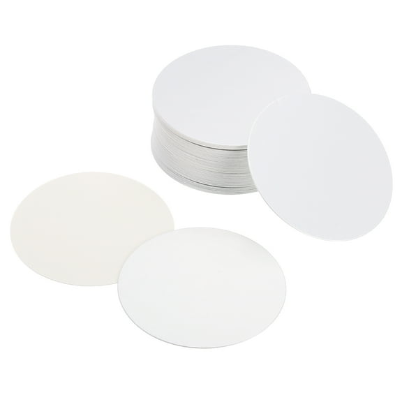 Uxcell 70mm Resistant Tamper Aluminum Foil Cap Liner Induction Heat Sealing for PET Bottle 150 Pack