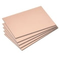 thumbnail image 1 of Uxcell 70mm x 50mm x 1mm FR4 Double-Sided PCB Copper Clad Board, 5 Count, 1 of 1